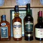 World famous Irish Whiskeys - Green Spot, Tullamore Dew, Midleton, Jameson, Redbreast and Powers