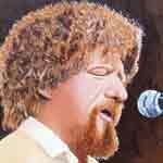 Luke Kelly of The Dubliners - Irish singer and folk musician by Brendan Higgins