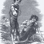 Skibbereen from a series of illustrations by Cork artist James Mahony (1810-1879)