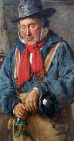 Drop of poitin (mountain dew) painting by Erskine Nicol