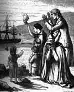 Emigrants Leave Ireland by Henry Doyle 1868