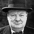 Winston Churchill kissed the Blarney Stone in Ireland