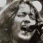 Rory Gallagher  Irish multi-instrumentalist photo by Harry Potts