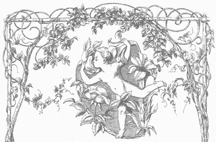 Illustration for We May Roam Through This World from Irish poet Thomas Moore's Irish Melodies 1846 edition