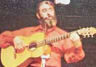 Ronnie Drew, member of the Irish traditional folk group, The Dubliners